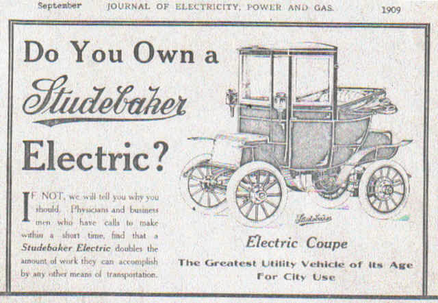 1909 Studebaker Auto Advertising